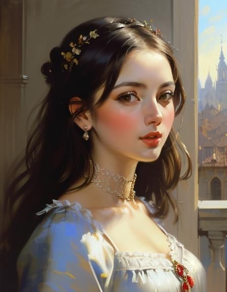 Emotive Character Portrait in Dynamic Style