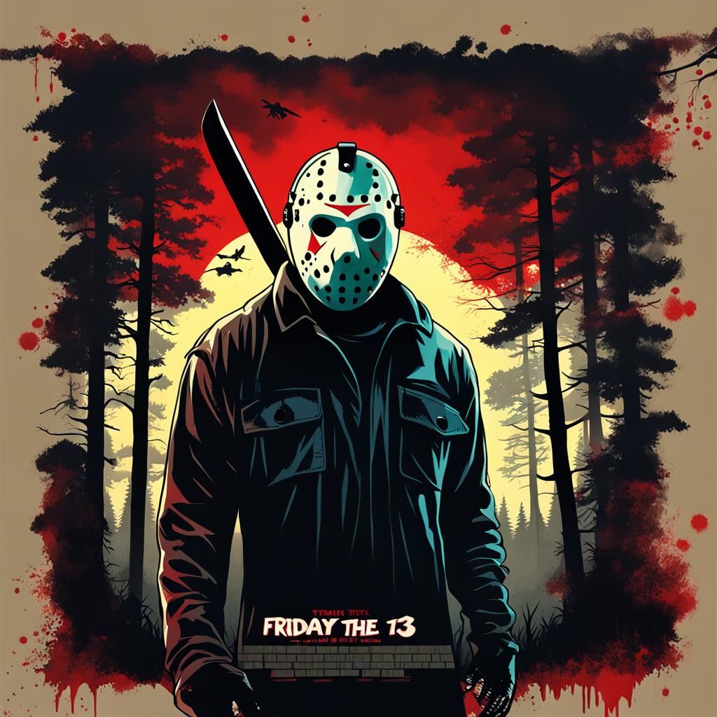 Friday the 13th Movie Poster Design