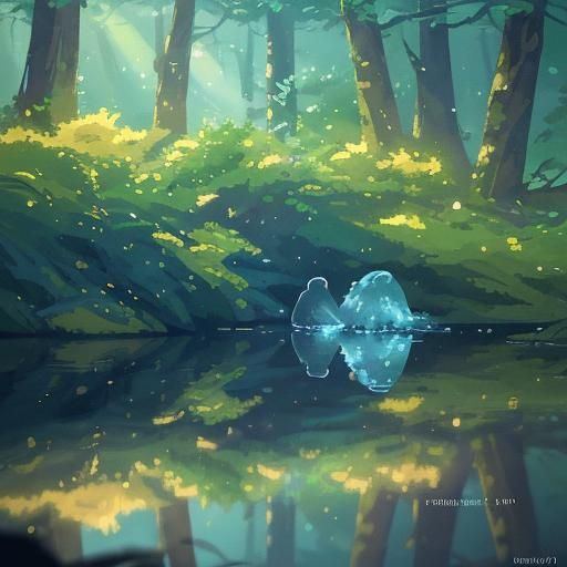 Majestic Beaver in Enchanted Forest