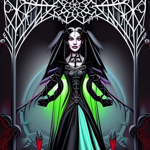 a beautiful female vampire