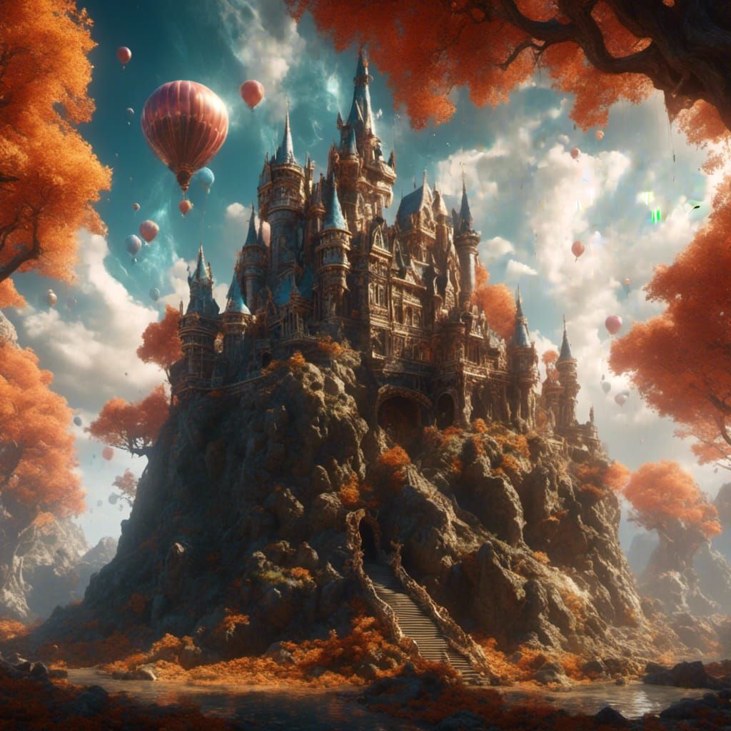 Castle in the Sky: A Midnight Vibrance Dream