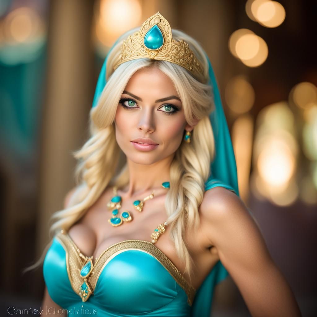 Princess Jasmine Cosplay in Photo-Realistic Style