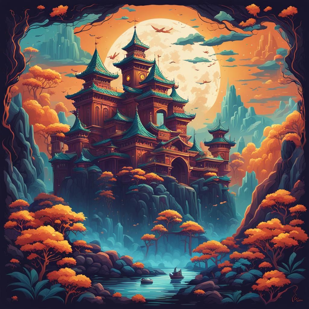 Unique Vector T-Shirt Design: Trendy Concept Art