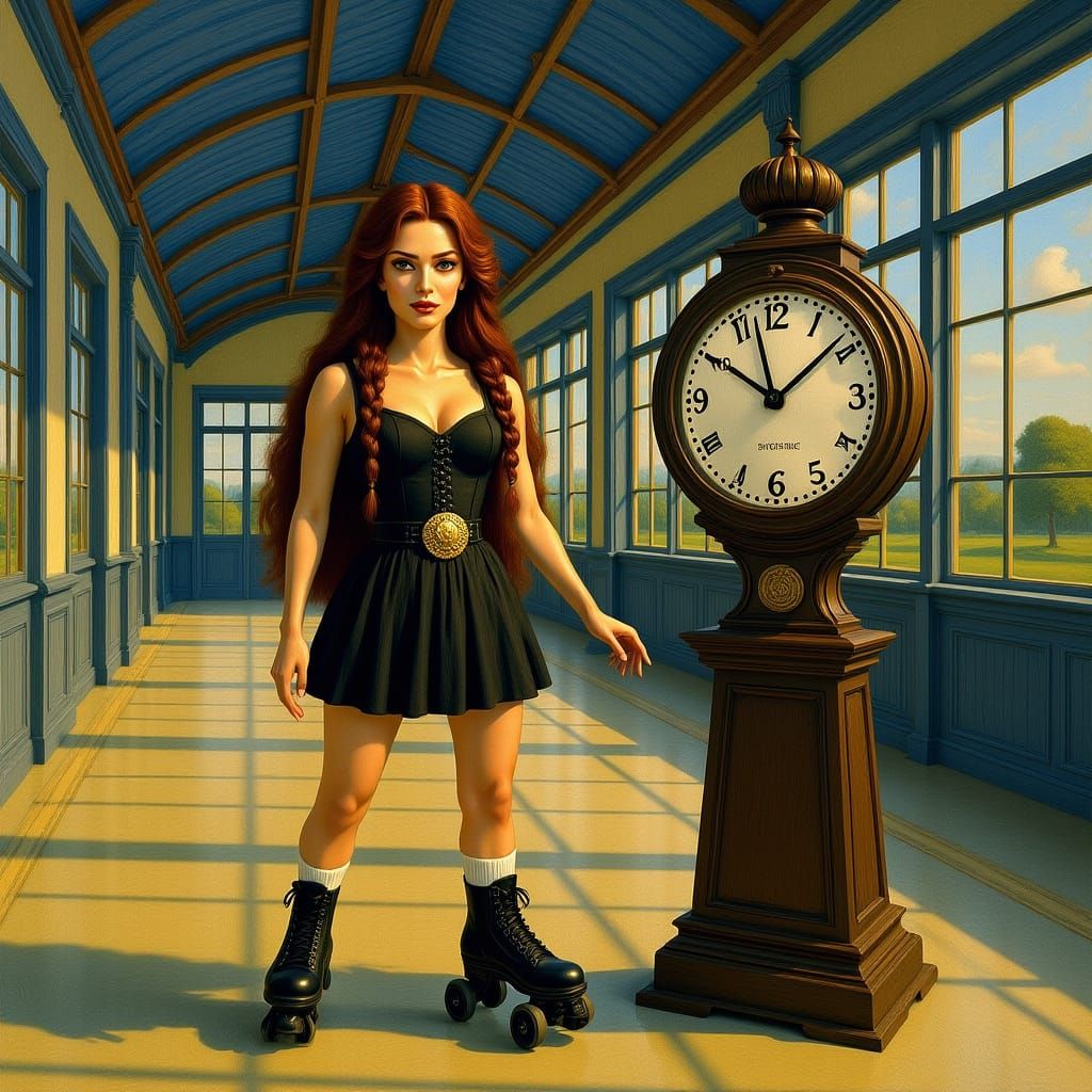 Chiselled belt buckle