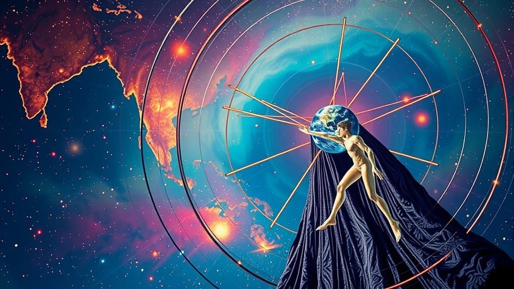 Vitruvian Beings from Earth's Radiation Belt