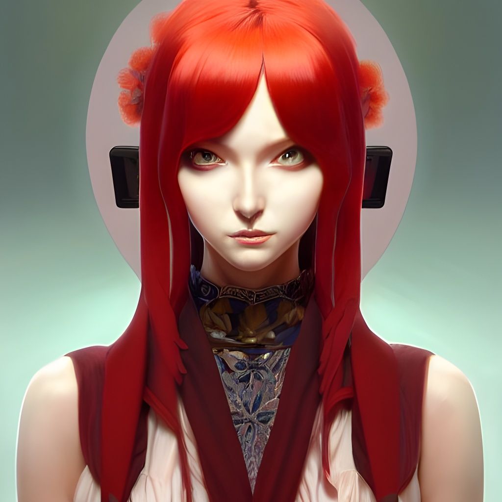 Elegant Portrait of Paprika from Anime 2006