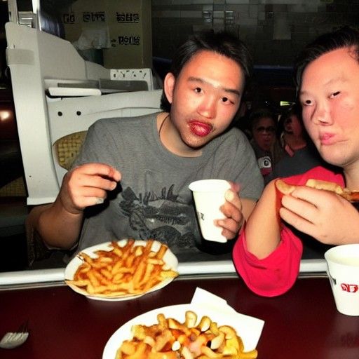 Surreal Midnight Meal at Waffle House