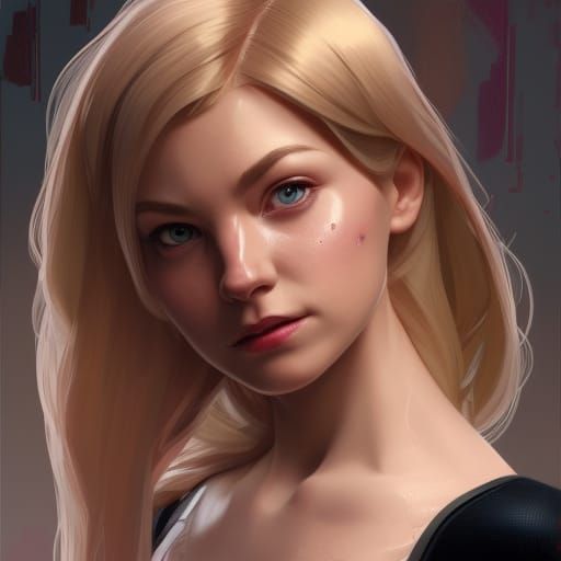 Hyperdetailed Portrait of Spider-Woman Gwen Stacy