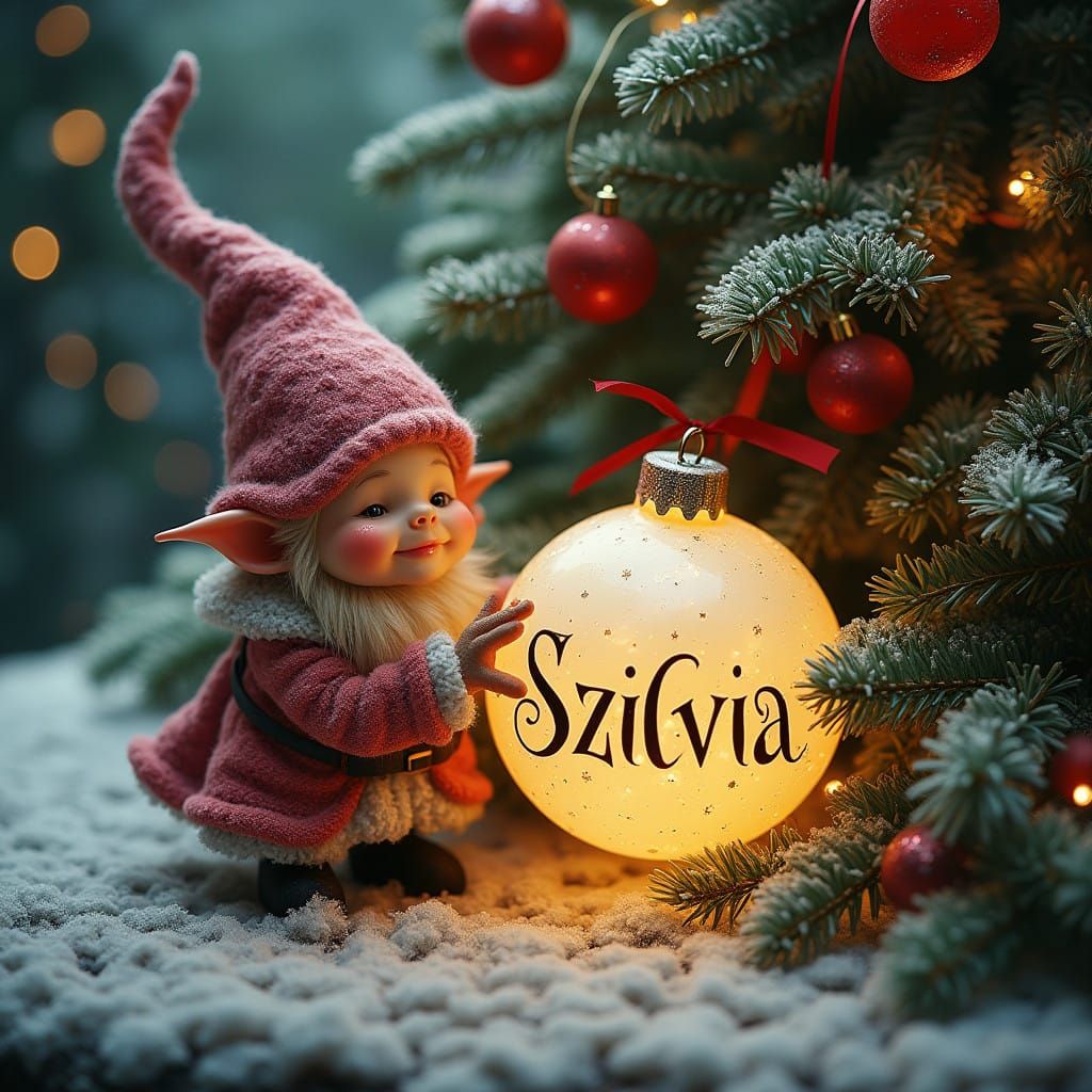 Whimsical Christmas Wonderland with Gnomish Charm