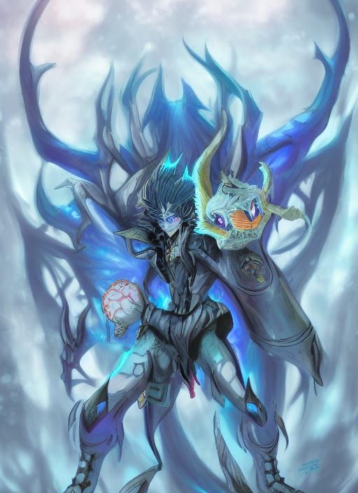 Anime Demon Prince Concept Art in 8K