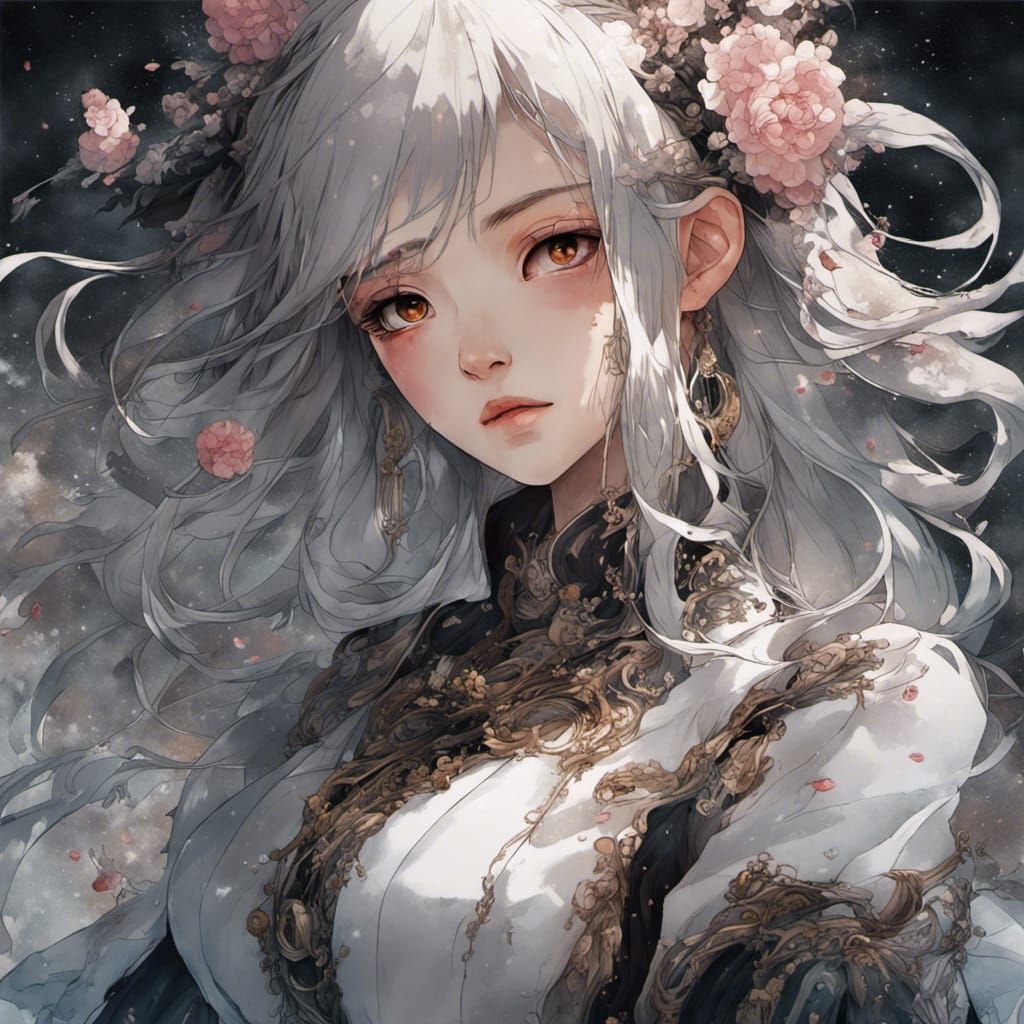 Hyperrealistic Anime Character with Intricate Details