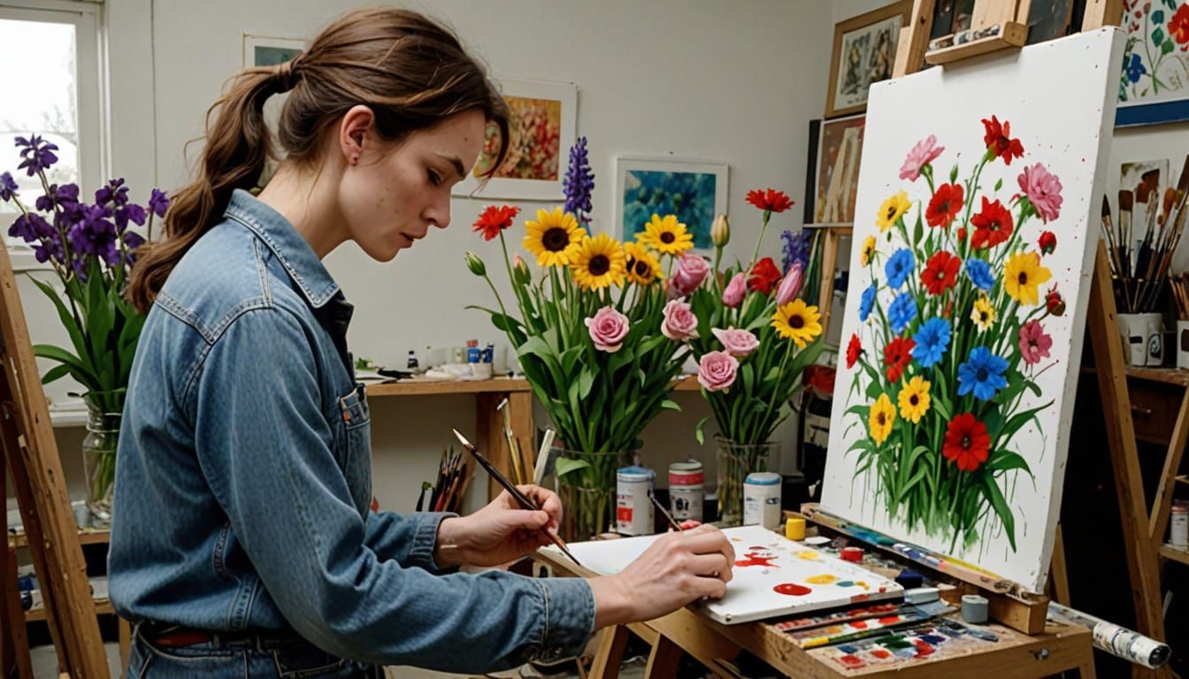 Painter's Choice: Flowers or Dead Bodies