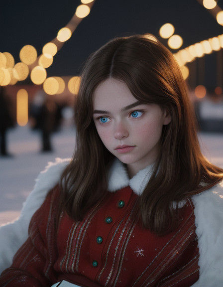 A Christmas Romance in Warm, Cinematic Color