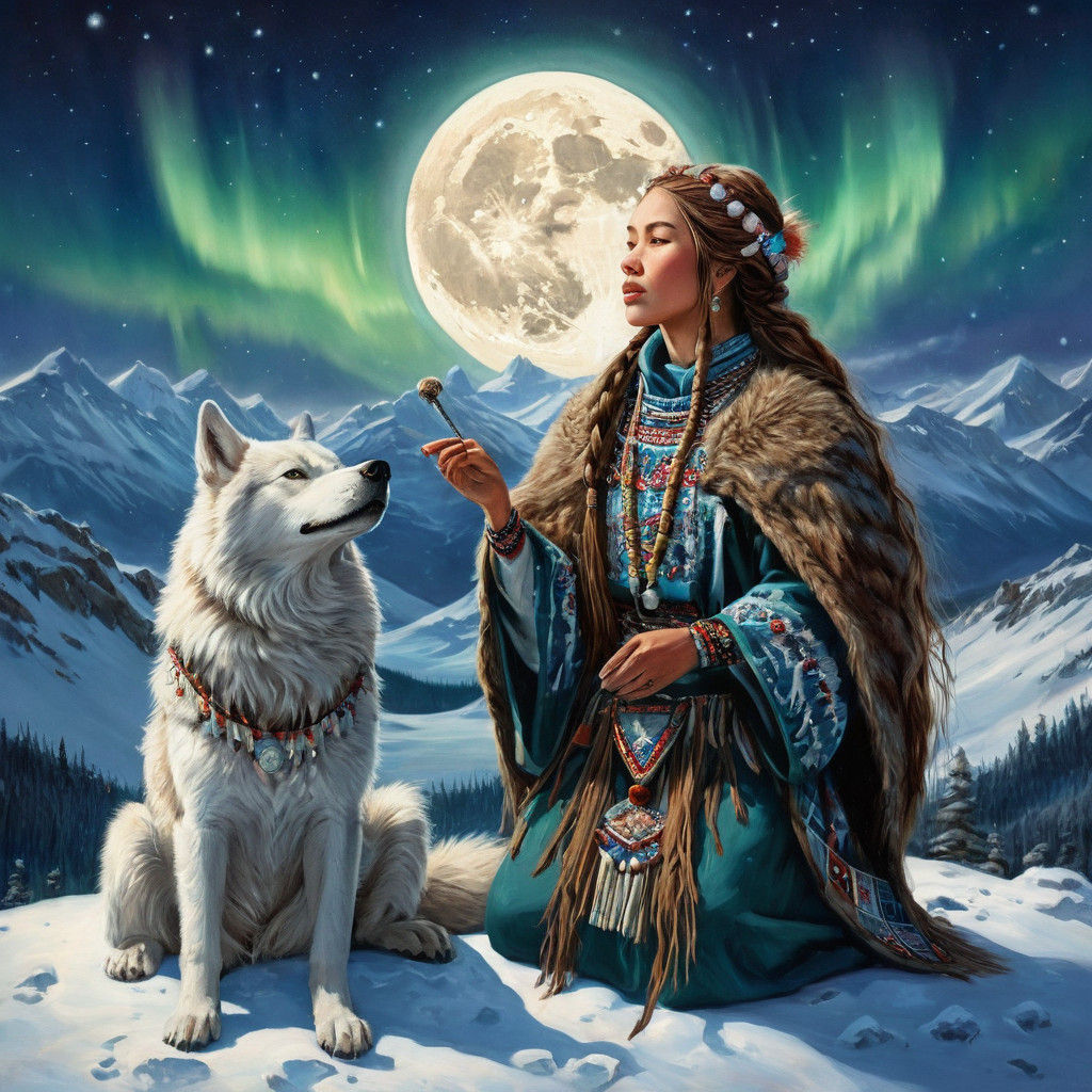 Viking Queen Enchants with Ethereal Ballad Under the Norther...