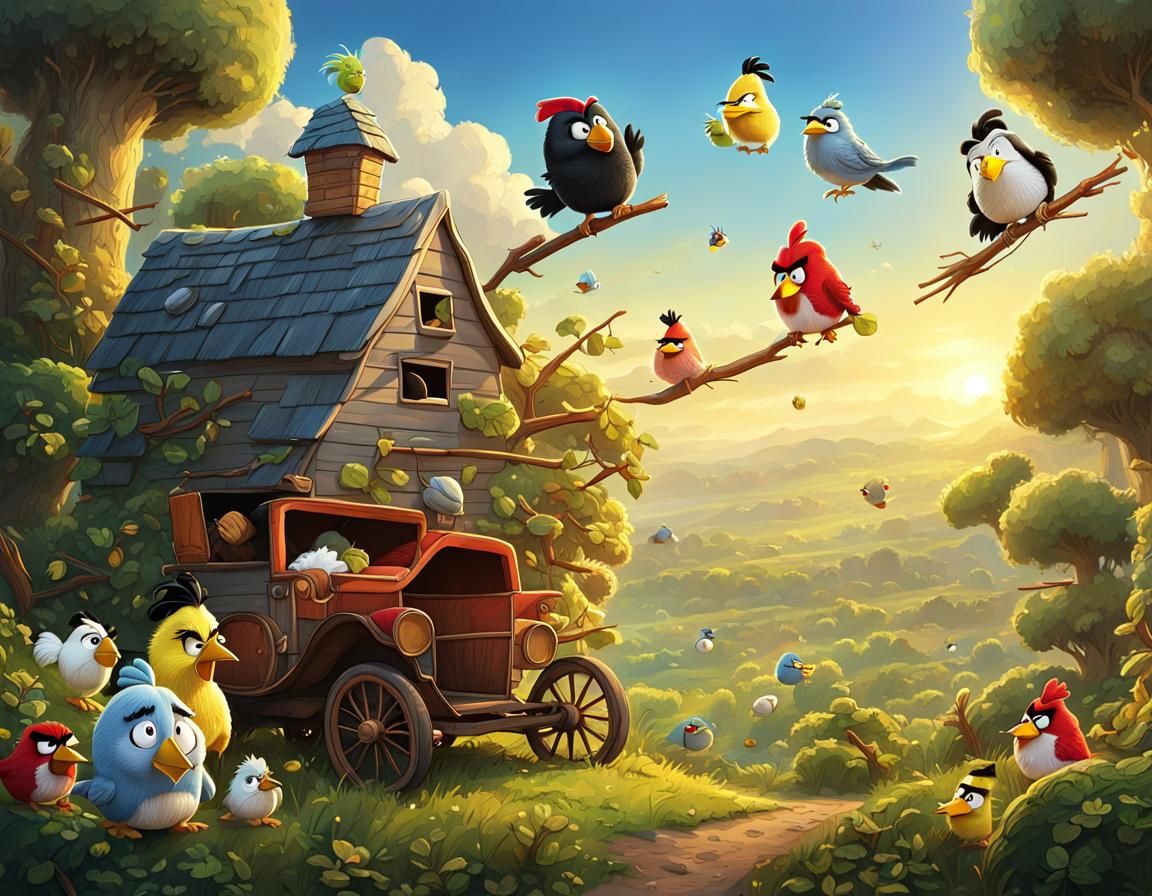 Old Farm Roost  . . . Angry Birds
