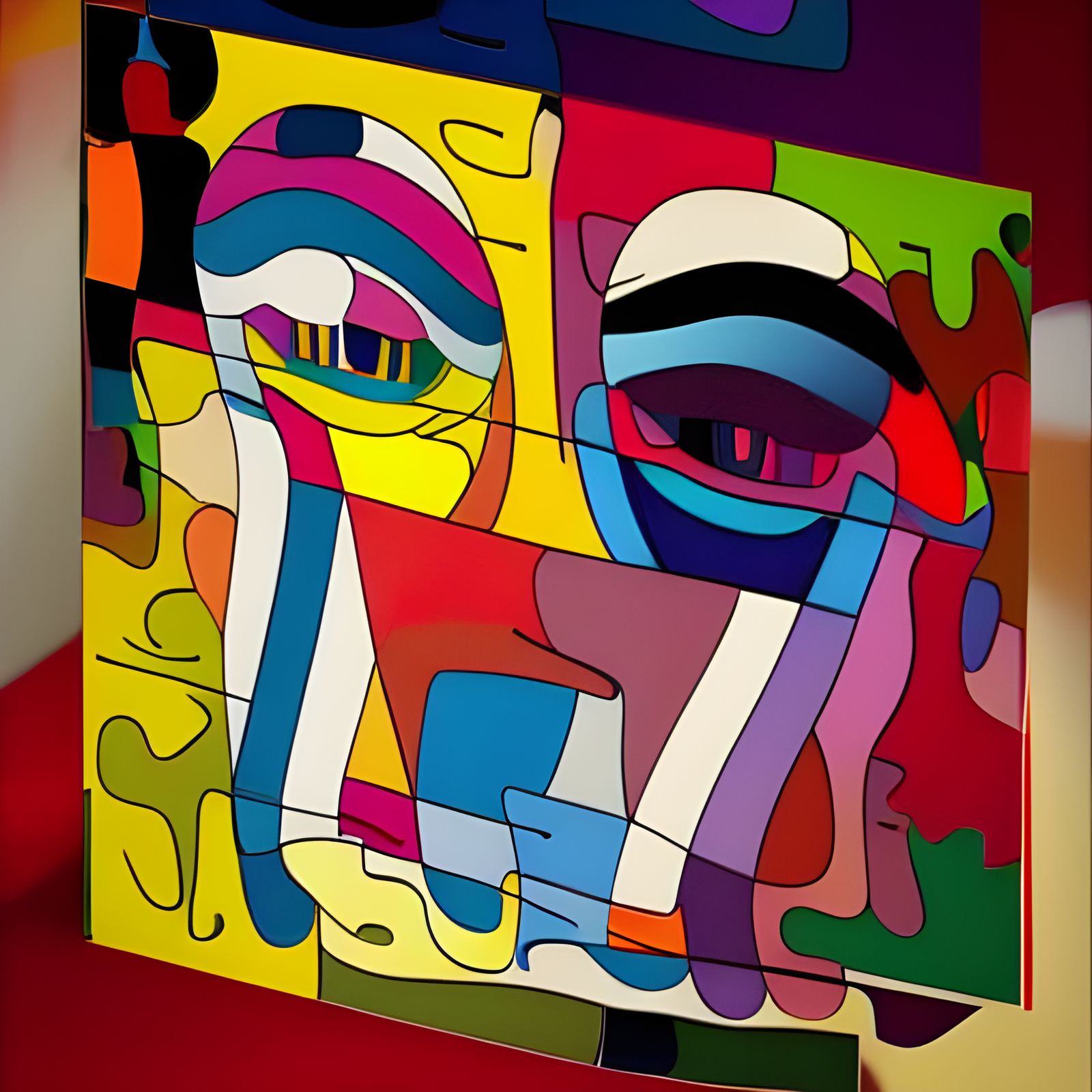 Surreal Wonderland Poster in Vivid Colors