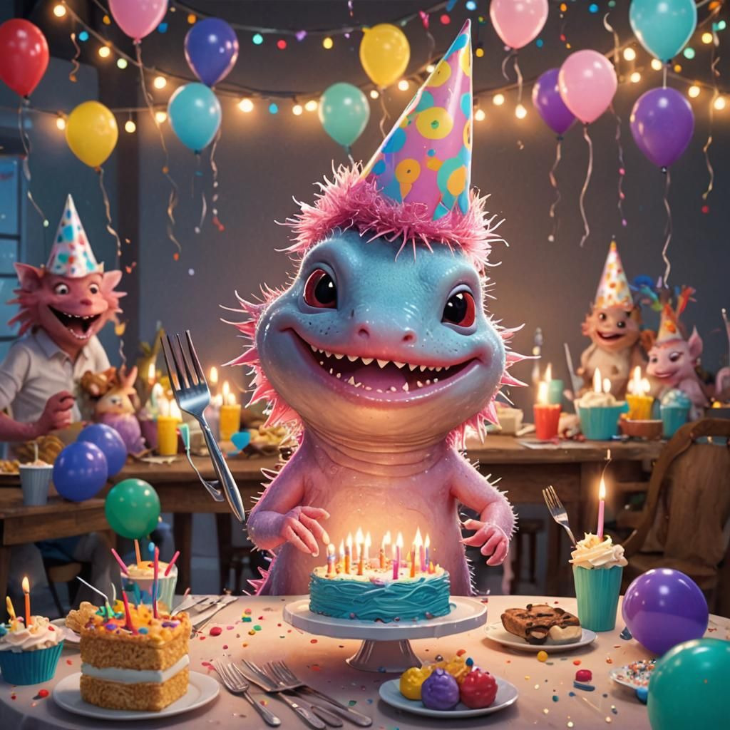 Happy Birthday Axolotl