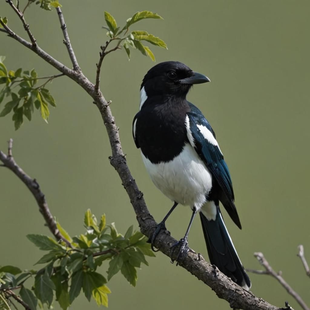 Black-Billed Magpie Image