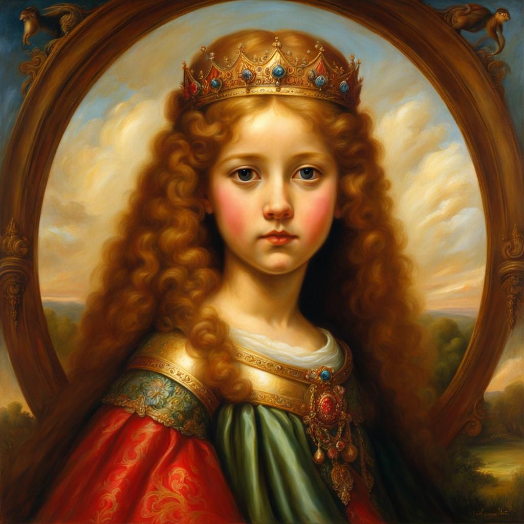 Ethereal Princess in Victorian Aesthetic