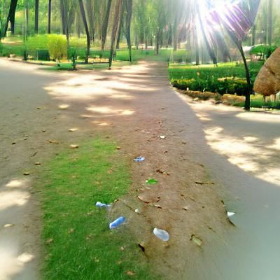 Sunny Day in the Park: A Moment of Reflection