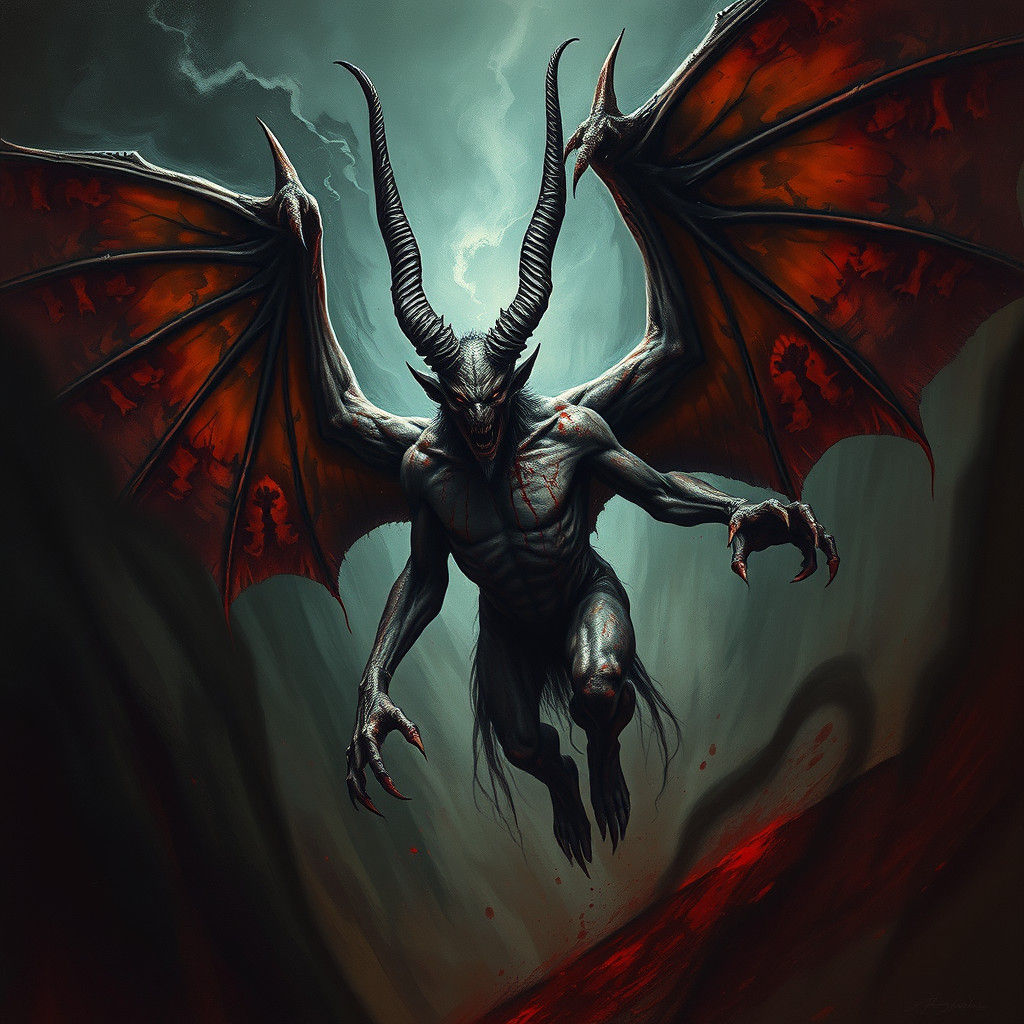 Wrathful Alecto: Dark Fantasy Art