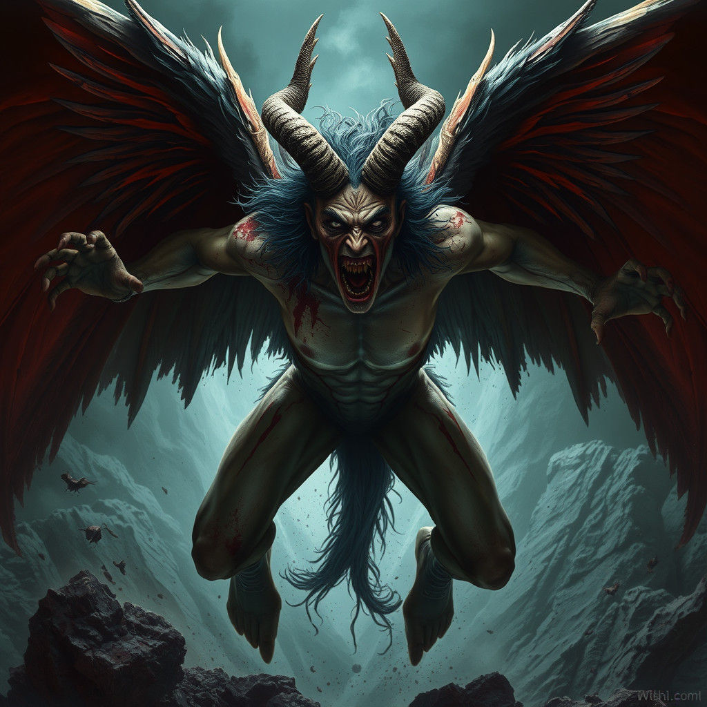 Fury Alecto: Vengeful Spirit in Dark Fantasy Style