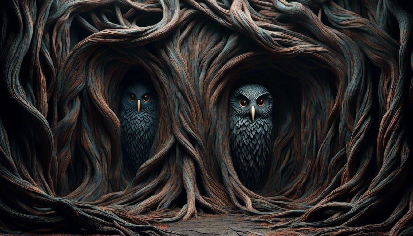 Intense Gaze: Scary Eyes in the Dark