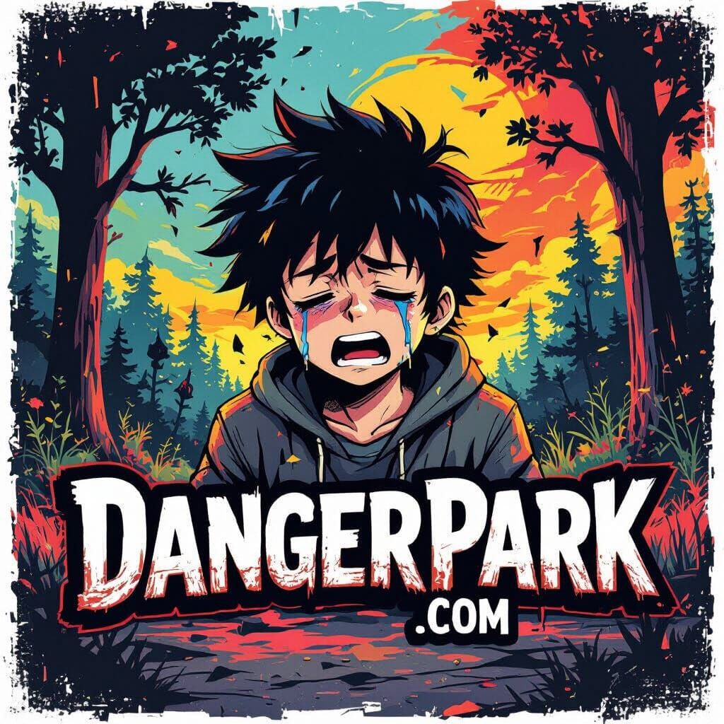 Anime Logo for DangerPark: Emotional, Bold, and Vibrant
