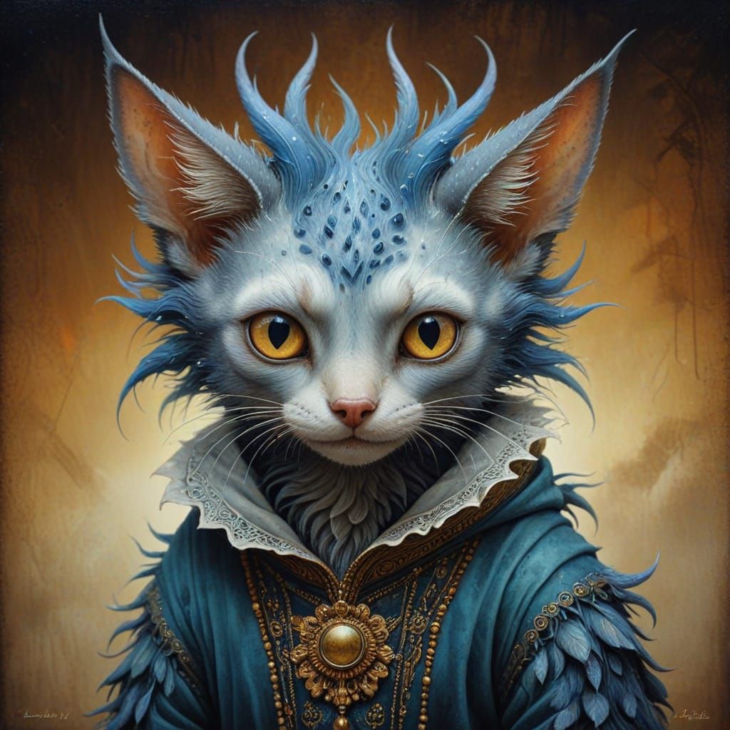 Surreal Ultra Realistic Portrait of a Whimsical Creature