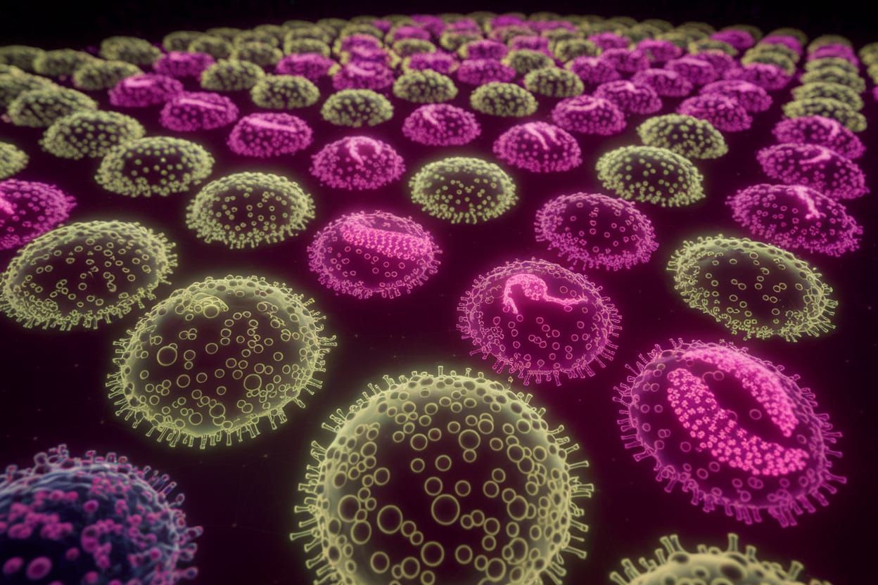 Microscopic Worlds of Divine and Demonic Scenes