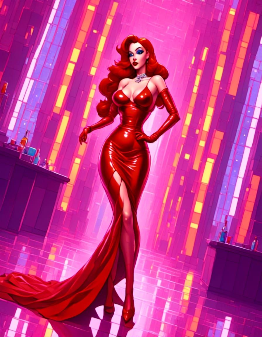 Jessica Rabbit in Red Dress