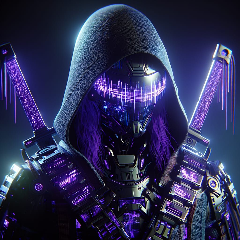 Futuristic Female Mercenary 'Static' in Japanese Animation S...