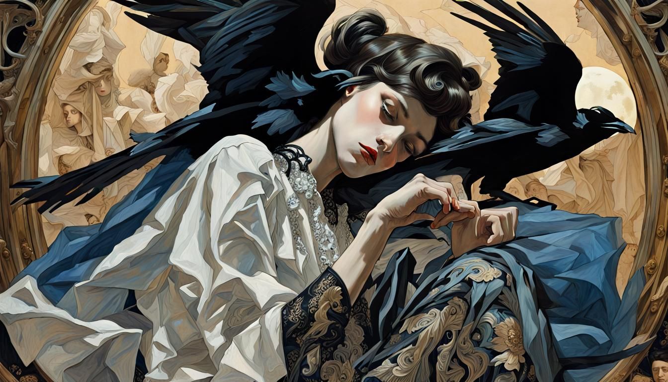 Forlorn Princess: A Black and White Photographic Art