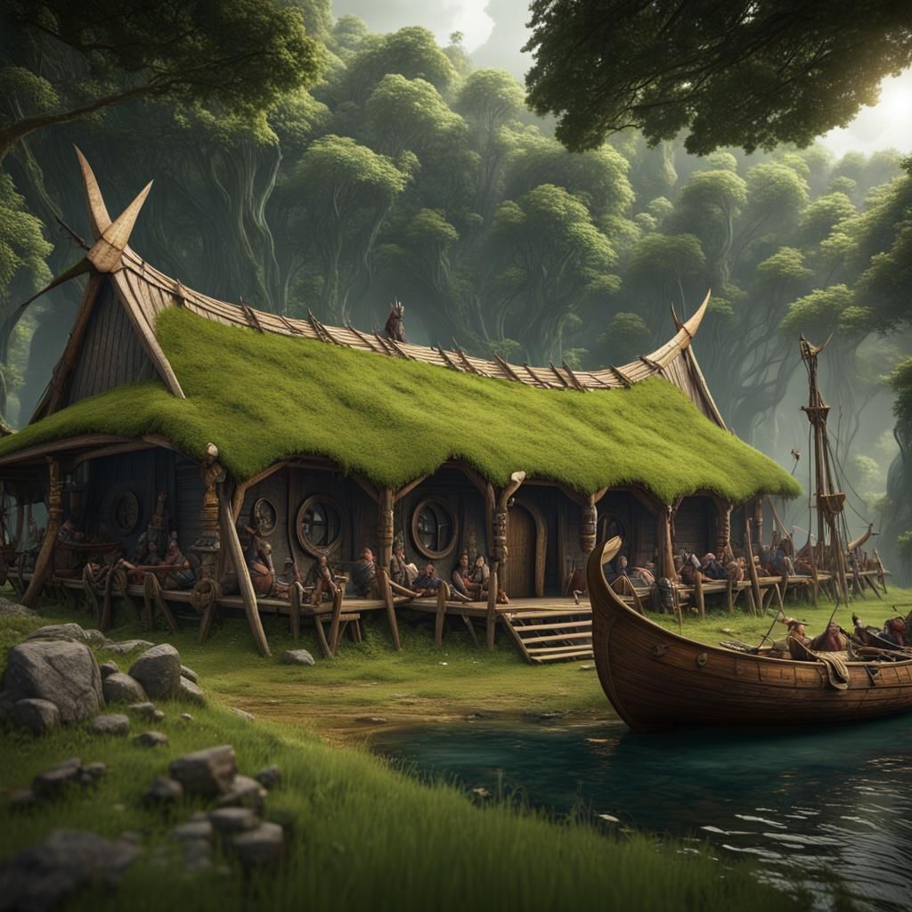 Great Viking longhouse