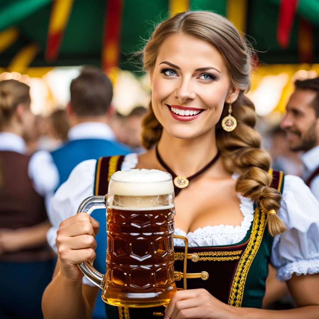 Oktoberfest in Munich on the Theresienwiese III