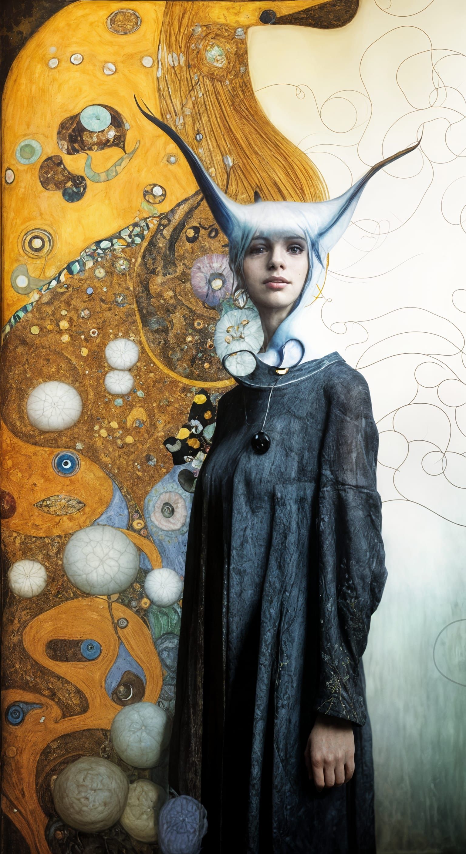 Surreal Painting in Style of Symbolist Masters