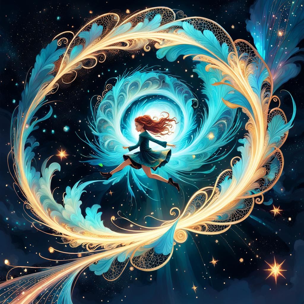 Girl in space!