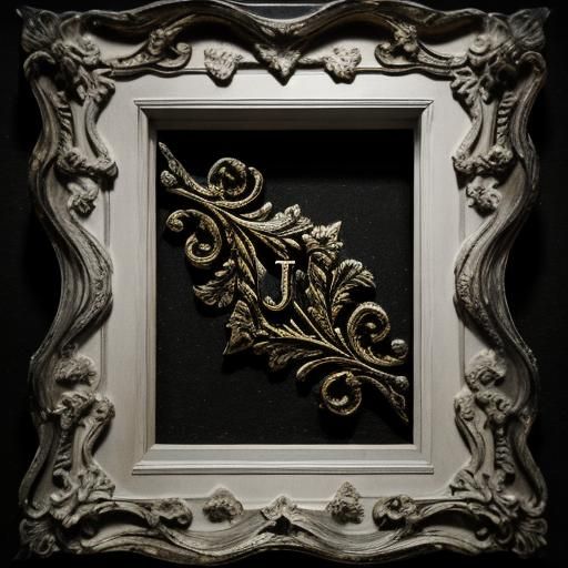 Hyperrealistic Letter J in High Definition