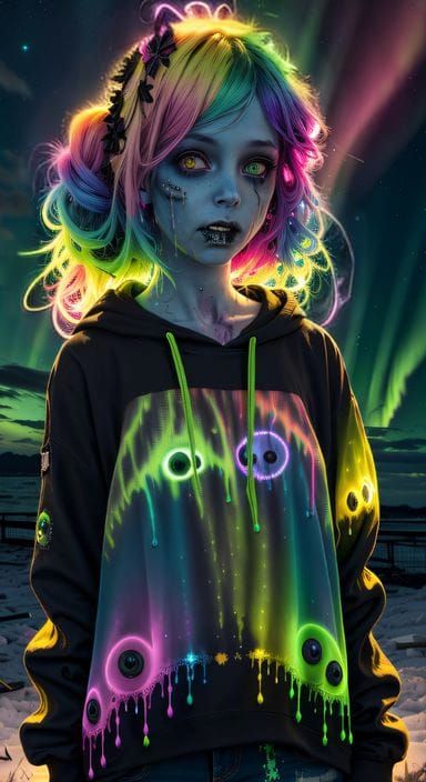 bioluminescent zombie