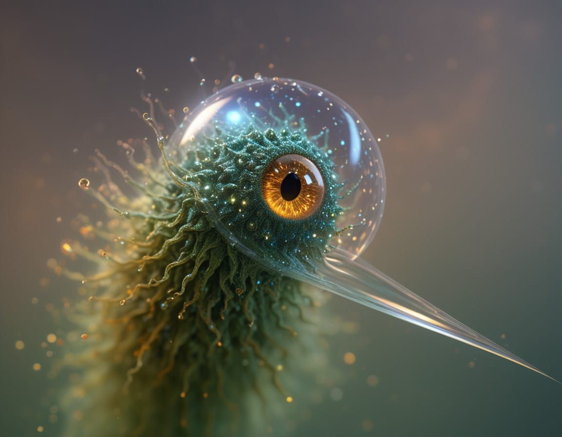 Glass Chapeau with an Beak...