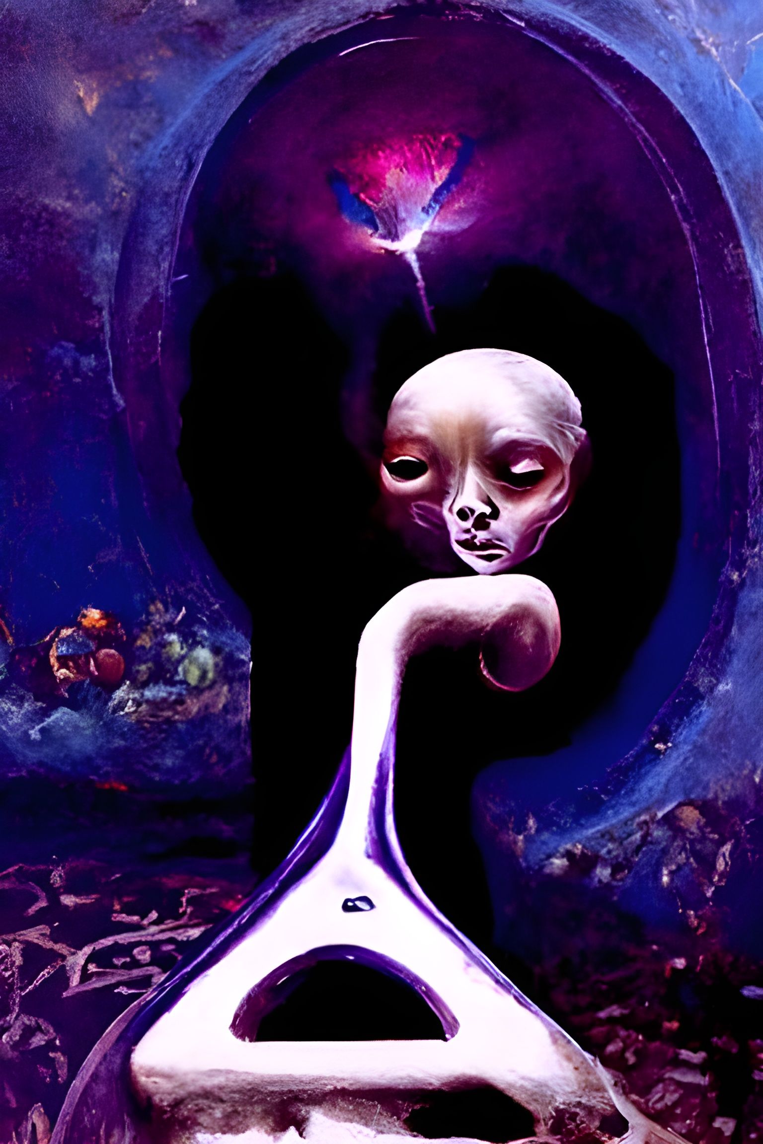 Surreal Alien Lifeform Communicates Telepathically