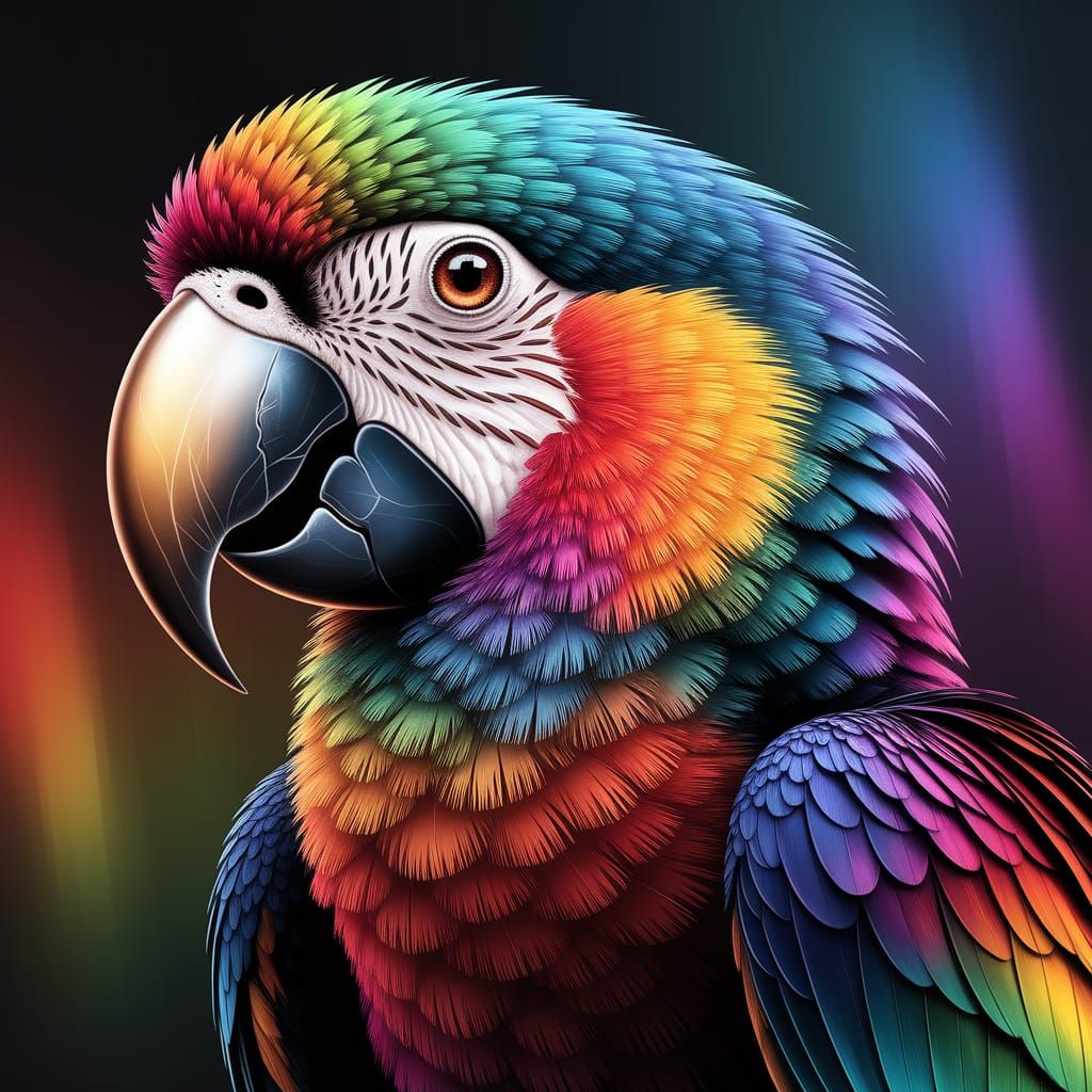 Rainbow parrot