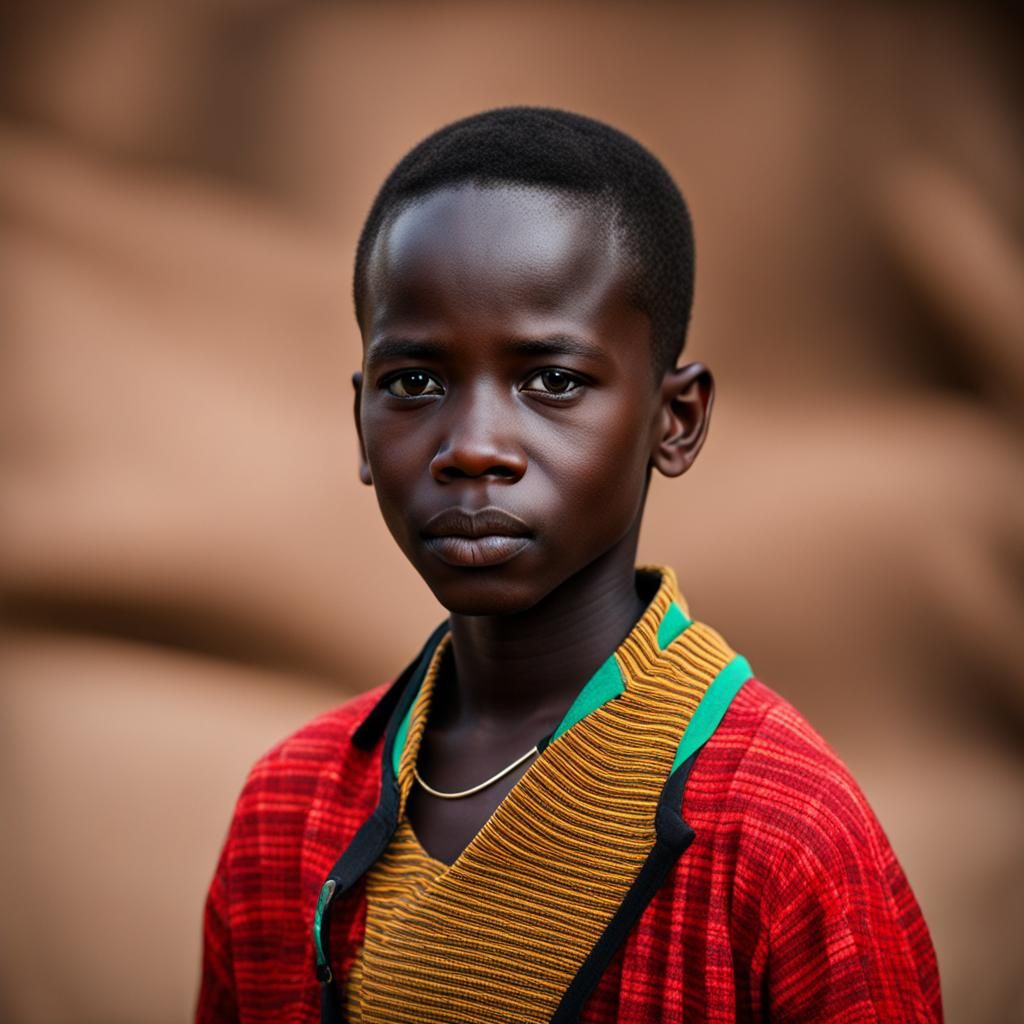 Portrait of a Ugandan Boy, Age 14