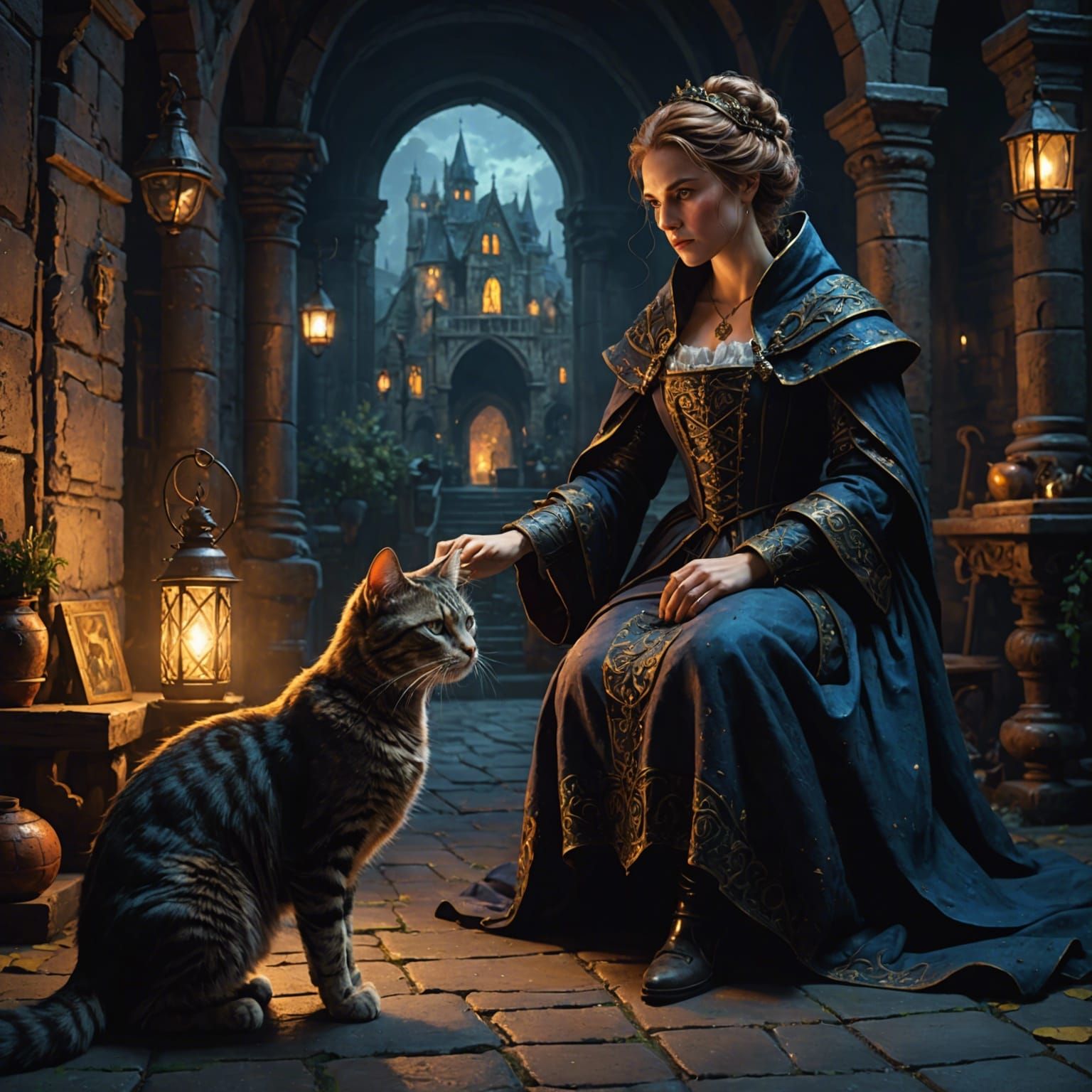 the lady and the cat series