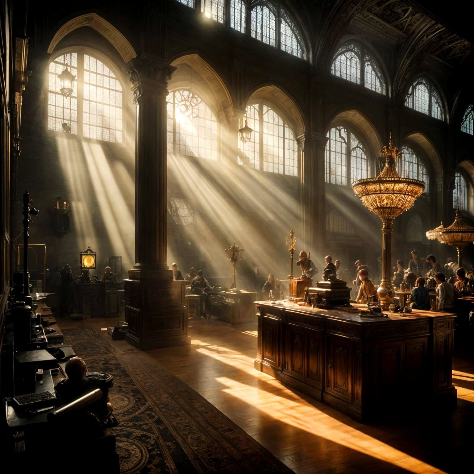 Hazy Film Photograph with Light Leaks and Intricate Details