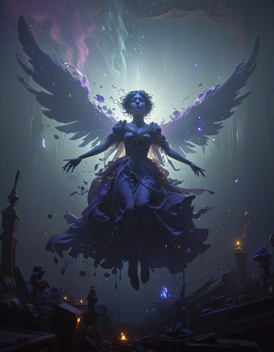 Ethereal Ghost Weeps in Abandoned Nursery