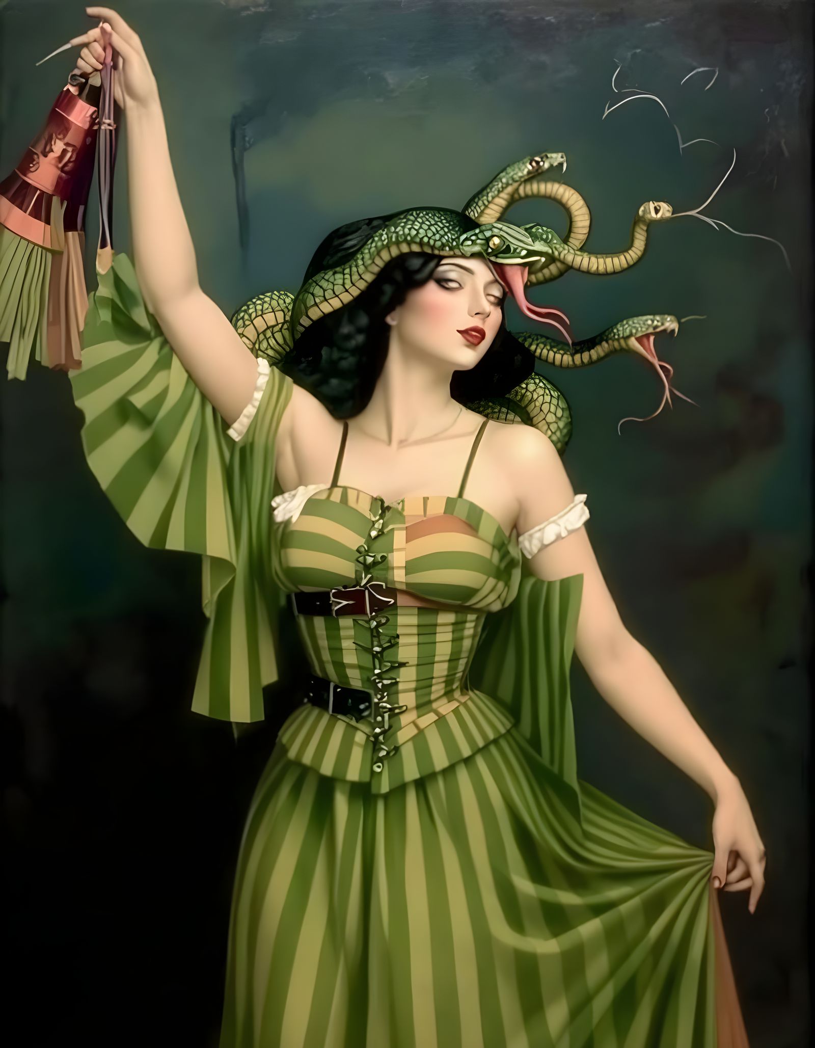 Serpent Sorceress Supreme in the Style of Old Masters