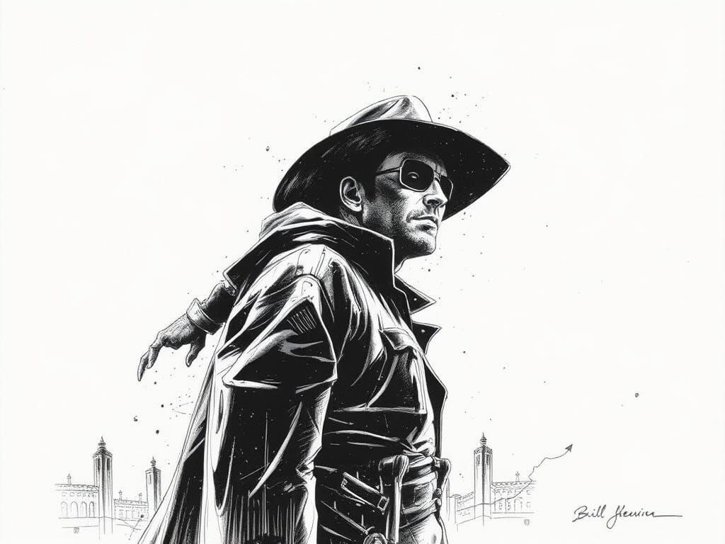 Dark Dreamscapes in bold, graphic lines