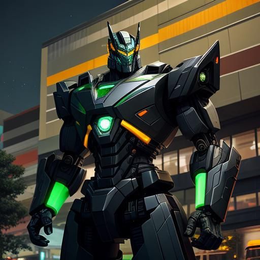 Autobot Transformer Dominates Cityscape