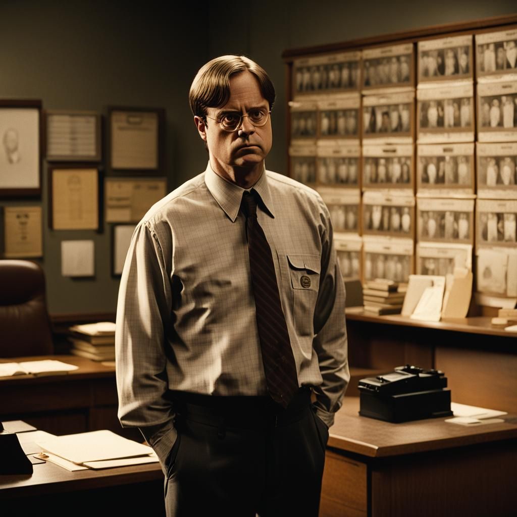 , Dwight Schrute from 'The Office,' whose dedication as a no...